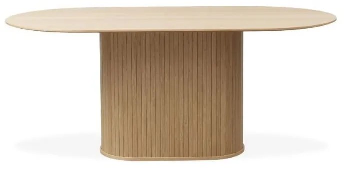 Tavolo da pranzo con piano in rovere 95x180 cm Nola - Unique Furniture