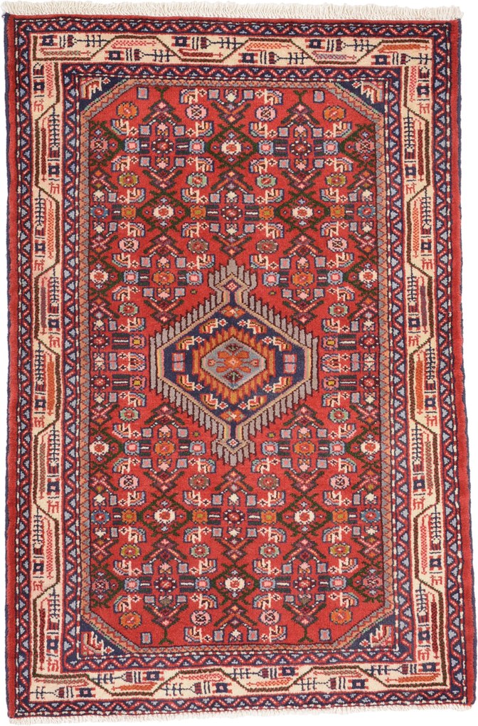 Abadeh Tappeto 120x80 (Iran) Annodato A Mano