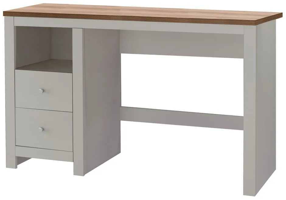 Scrivania con piano effetto rovere 50x120 cm Emerald - Støraa