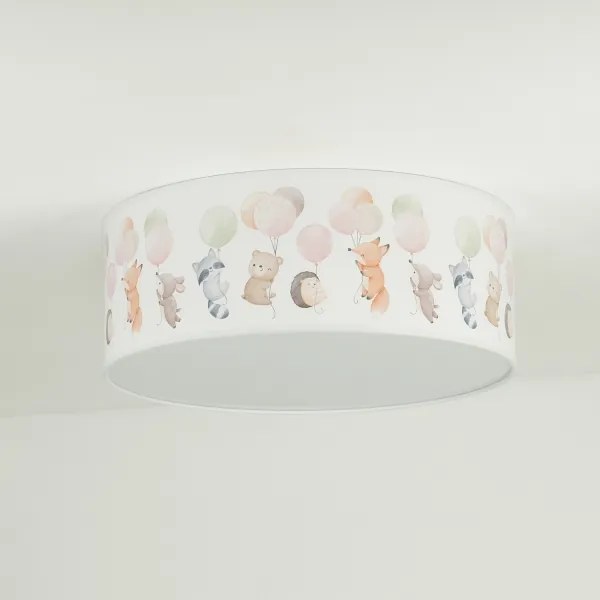 Duolla - Lampada LED da soffitto per bambini CORTINA LED/26W/230V Ø40cm 4000K