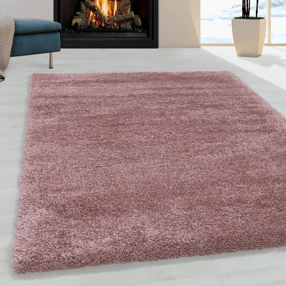 Tappeto rosa 120x170 cm Fluffy - Ayyildiz Carpets