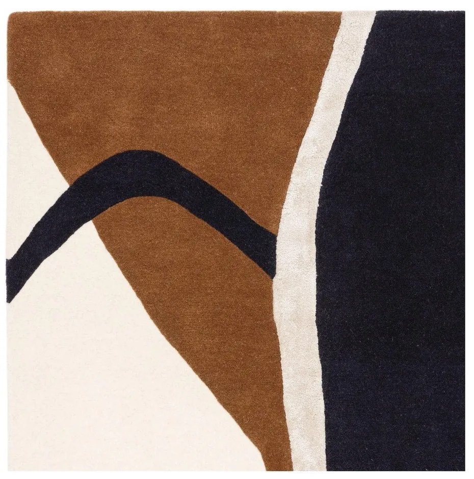 Tappeto in lana tessuto a mano color mattone 160x230 cm Matrix - Asiatic Carpets