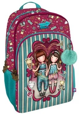 Zaino Scuola Gorjuss Fireworks Rosso Granato 29 x 45 x 17 cm