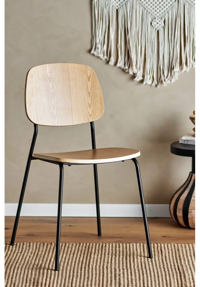 Set di 2 sedie da pranzo in colore naturale Monza - Bloomingville