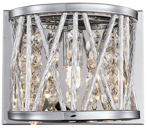 LUXERA 46063 - Applique STIXX 1xG9/33W/230V argento