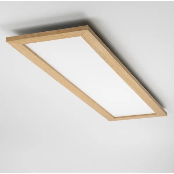 Brilagi - Plafoniera LED SLIMFRAME WOOD LED/58W/230V 124x34 cm marrone