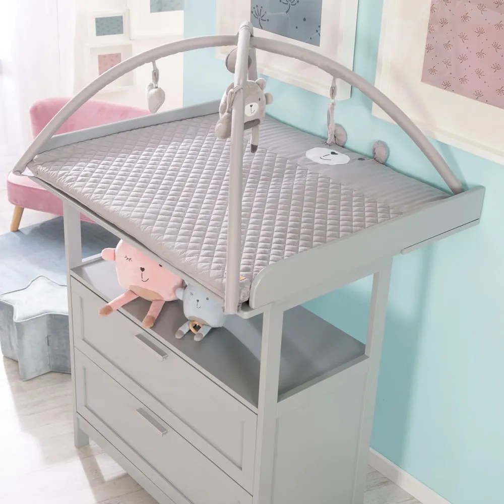 Tappeto da gioco per bambini grigio chiaro Roba style - Roba