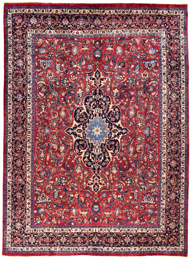 Mashad Tappeto persiano 300x400 Rosso (Iran) Annodato A Mano
