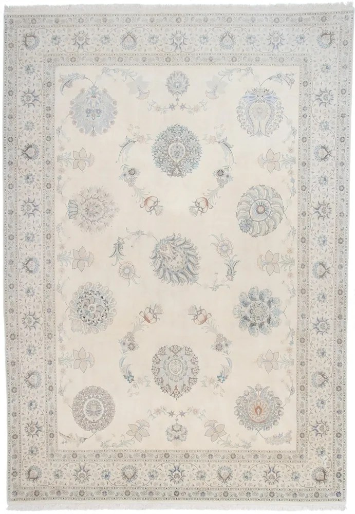 Tabriz Tappeto 250 x 360 Beige (Iran) Annodato A Mano