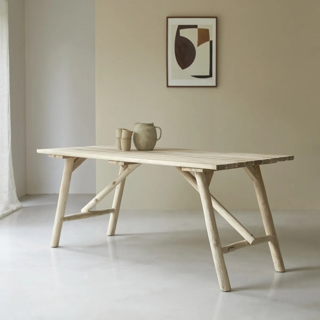 Tikamoon - Tavolo Mathilda in legno di teak 170x85