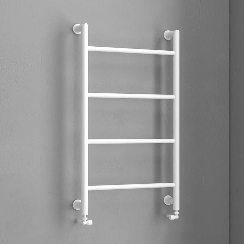 Kamalu - termoarredo scaldasalviette 900x560mm colore bianco opaco kam-d6009b