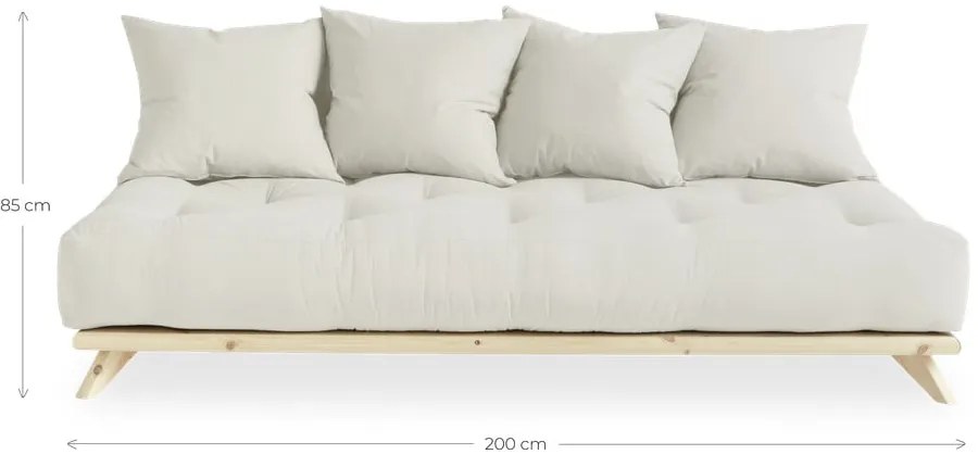 Divano Natural Clear/Wheat Beige Senza - Karup Design