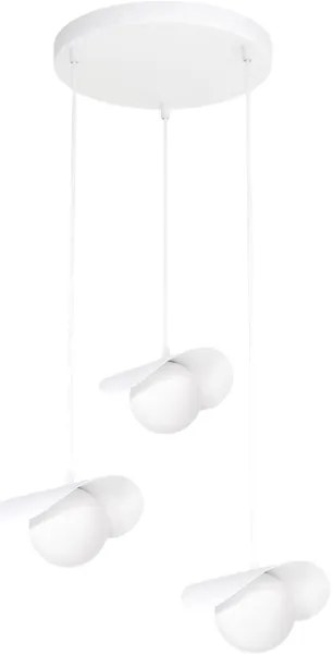 Lampadario sospeso su cavo RITUAL 3xG9/8W/230V bianco