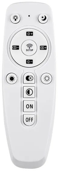 Rabalux 72305 - Lampada a sospensione dimmerabile su cavo ISAURE LED/80W/230V 3000-6500K+telecomando