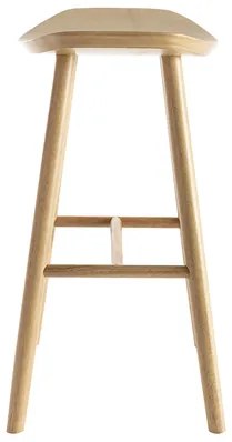 Sgabello da bar di design legno chiaro DEMORY