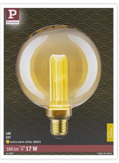 Lampadina LED INNER G125 E27/3,5W/230V 1800K - Paulmann 28875