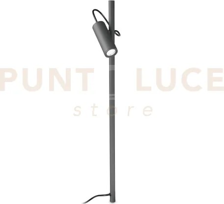 Hub lampada da terra ip54 per esterno color antracite led 3000k 4,5...