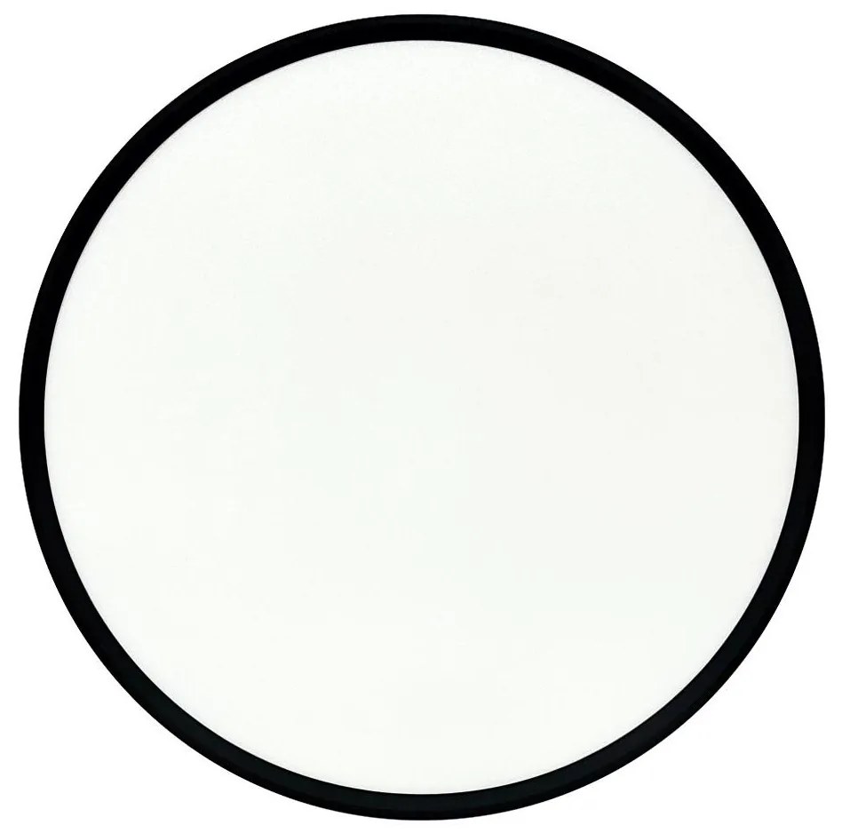 Plafoniera a LED LED/40W/230V 3000/4000/6500K Ø 50 cm nera