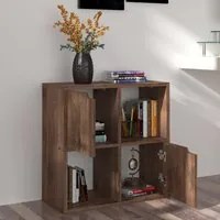 Libreria Rovere Fumo 60x27,5x59,5 cm in Truciolato 338171