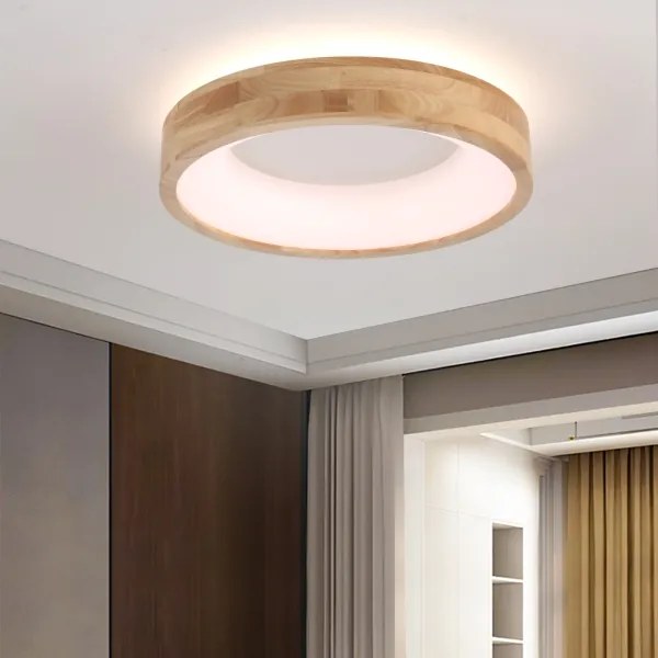 Brilagi-LED Plafoniera FALCON WOOD LED/30W/230V 3000/4000/6000K 45 cm legno