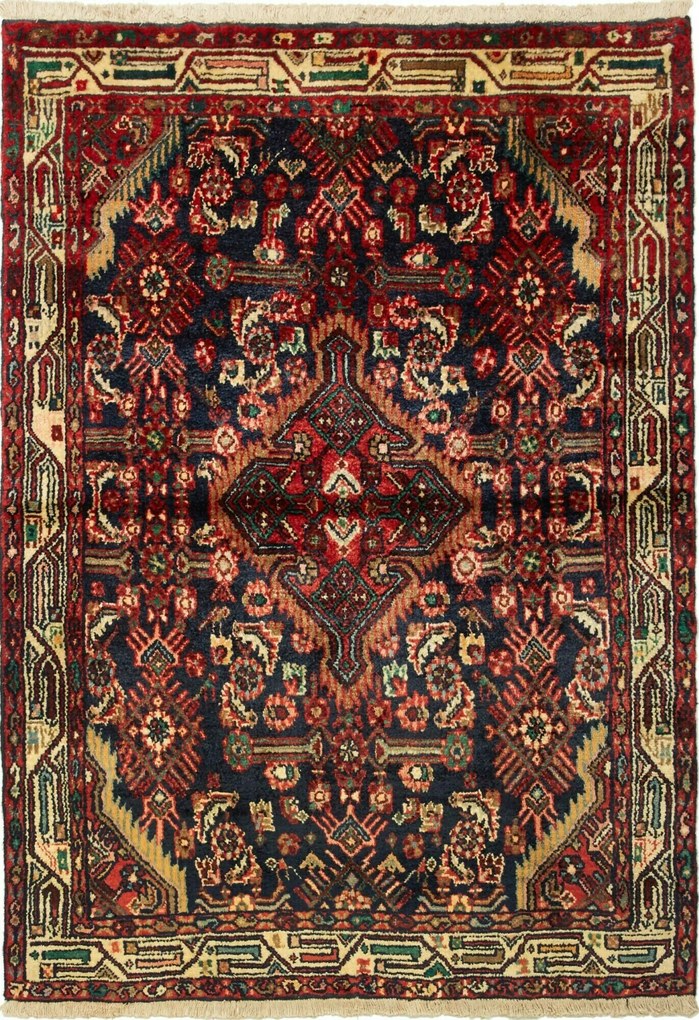 Hamedan Tappeto persiano 100x140 (Iran) Annodato A Mano
