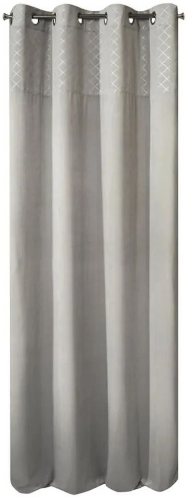 Tenda in velluto grigio pieno con stampa lucida 140 x 250 cm