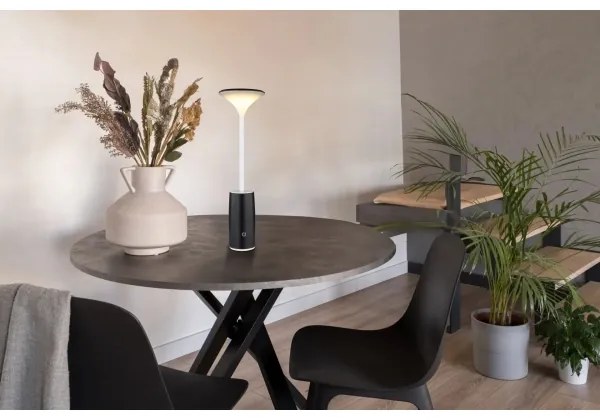 Globo 21020B - Lampada da tavolo LED dimmerabile QUIRIN LED/1,2W/3,7V 3000K nero