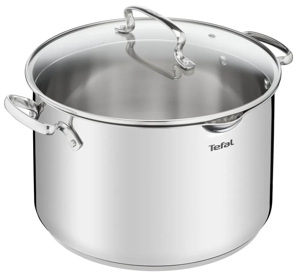 Pentola in acciaio inox con coperchio per induzione 10 l Duetto+ - Tefal