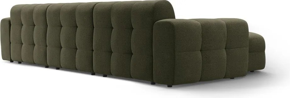 Divano angolare verde (con penisola a sinistra/con chaise lounge) Kendal – Micadoni