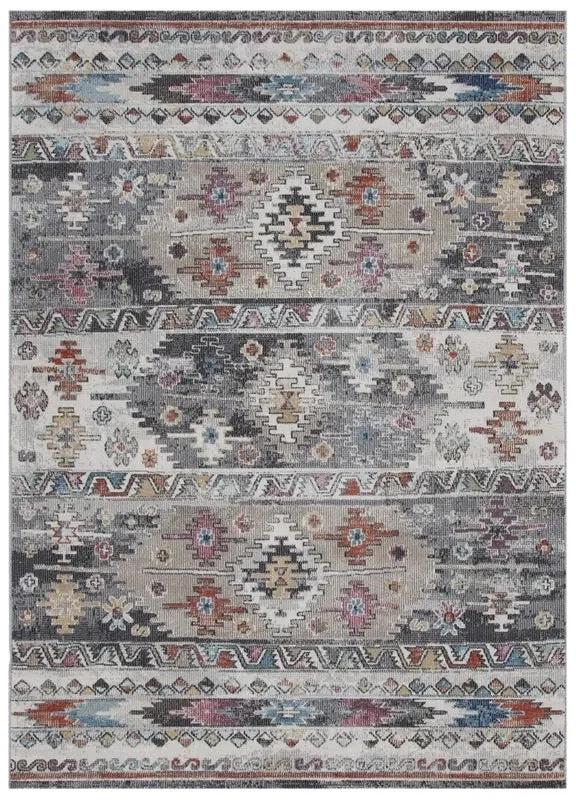 Tappeto Maggio B Silver orientale grigio / argento, L 190 x L 133 cm
