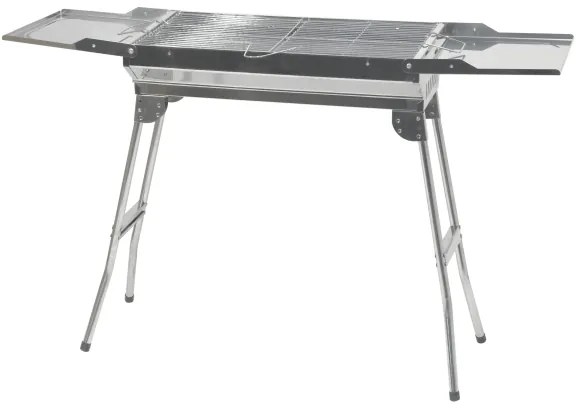Griglia a carbone portatile cromata lucida