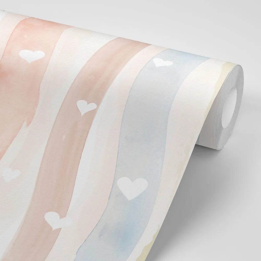 Carta da parati – Arcobaleno pieno d'amore