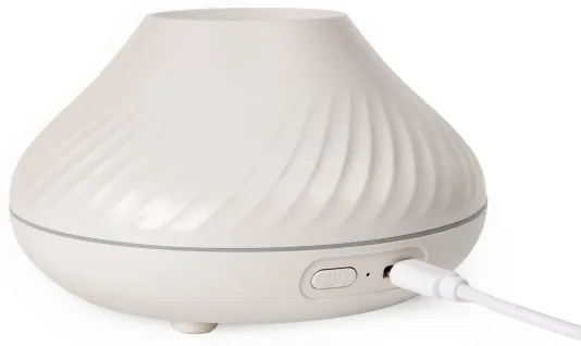 Diffusore di aromi LED RGB con finta fiamma LED/6,5W/5V 130ml bianco