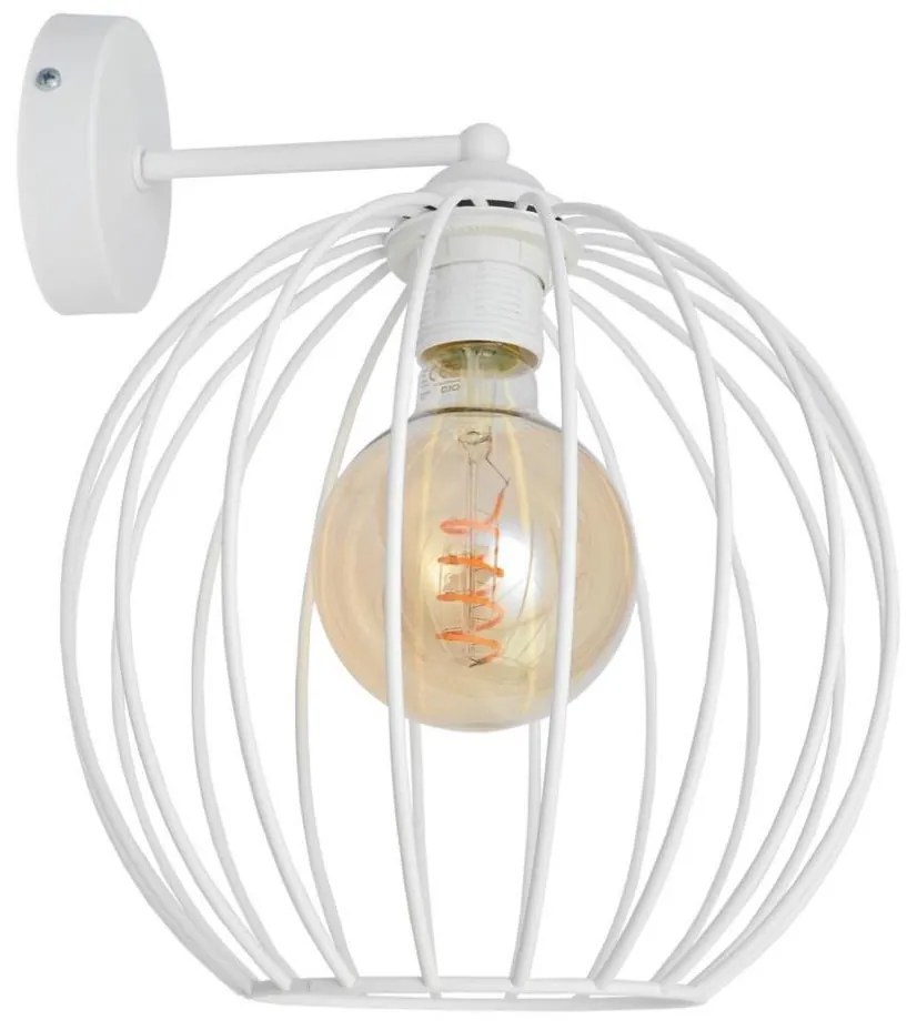 Lampada da parete MERCURE 1xE27/15W/230V bianco