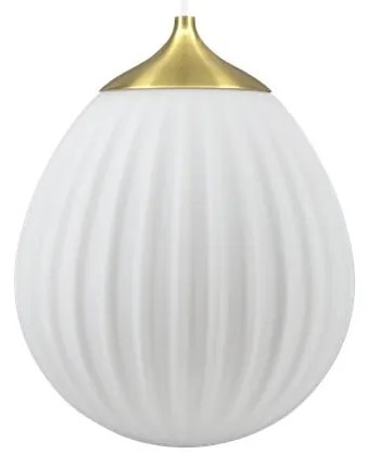 Paralume in bianco-oro ø 21 cm Around the World Mini - UMAGE