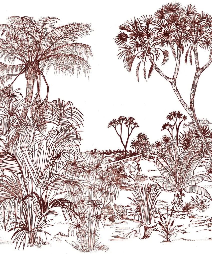 Tenue de Ville Carta da parati panoramica Savane - Tonka