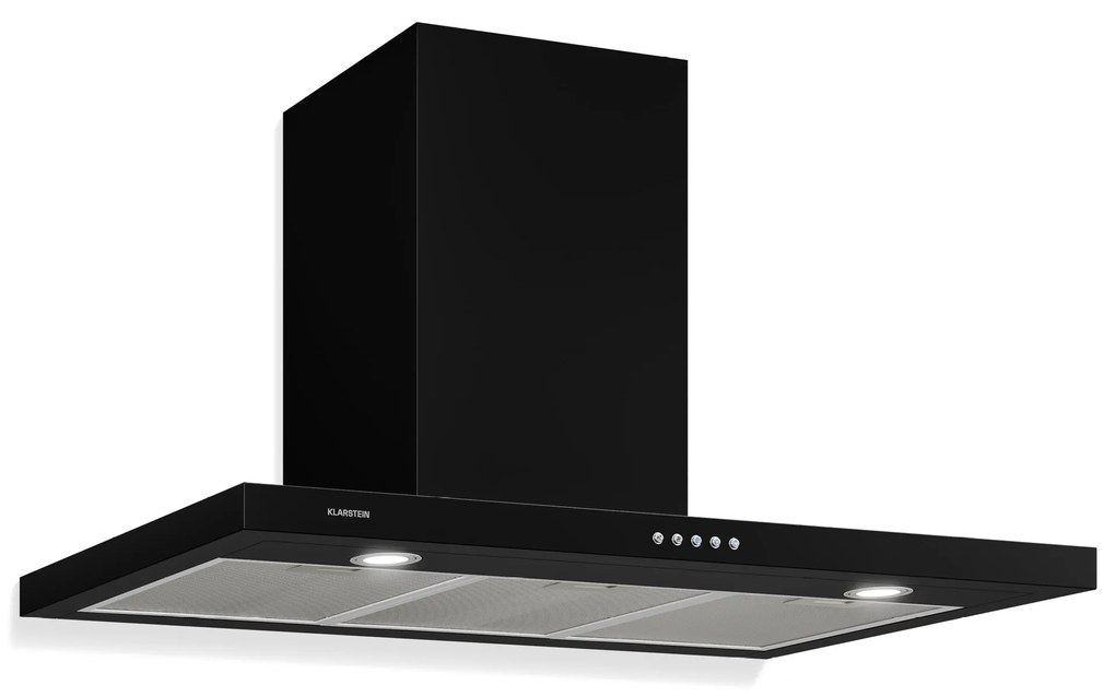 blumfeldt Limelight cappa aspirante 90cm cappa a parete 600m³/h nero