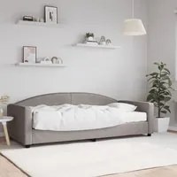 Divano Letto con Materasso Tortora 90x200 cm in Tessuto 3197173