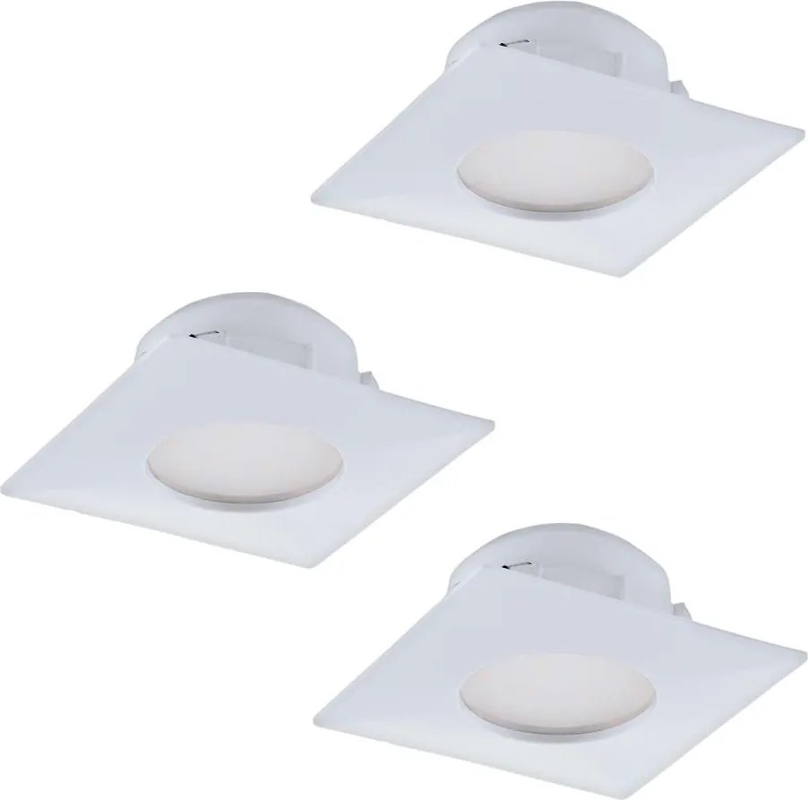 Eglo 95801- Set da 3 faretti da incasso PINEDA a LED/6W/230V