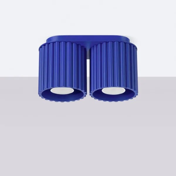 Sollux SL.1810 - Faretto AURA 2xGU10/10W/230V blu