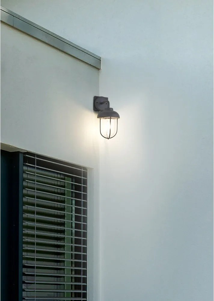 Illuminazione esterna da parete (altezza totale 10 cm) Eckbefestigung – Trio