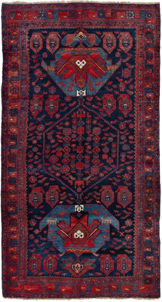 Kurdi Tappeto persiano 230 x 130 (Iran) Annodato A Mano