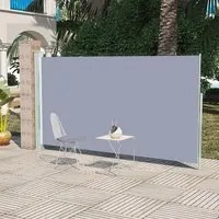 Tenda Laterale Retrattile per Patio 160x300 cm Grigia