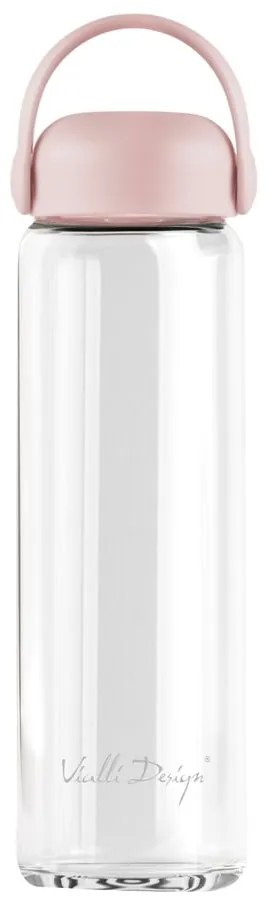 Bottiglia rosa in vetro 540 ml Fuori – Vialli Design