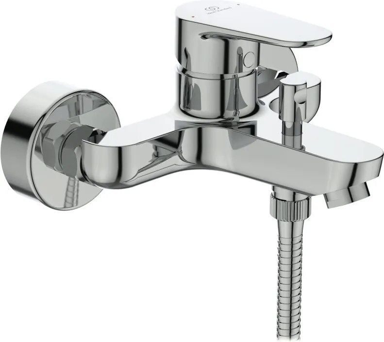 Rubinetto per vasca getto laminare cristallino Cerafine O per muro cromo IDEAL STANDARD