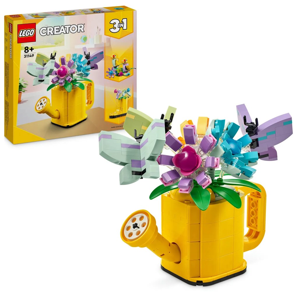 Innaffiatoio con fiori 3 in 1 Lego Creator