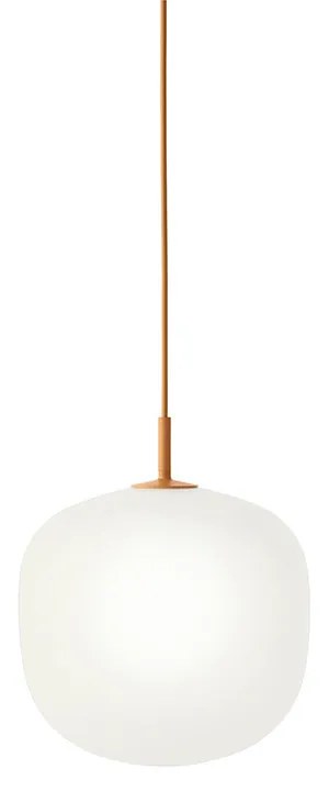 Muuto - Rime Lampada a Sospensione Ø25 Bianco/Arancione Muuto