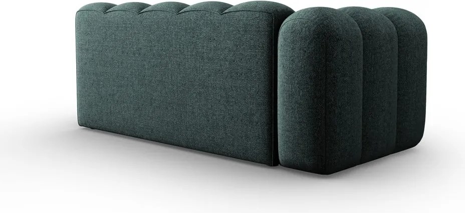 Divano componibile turchese (con penisola a sinistra) Lupine – Micadoni Home