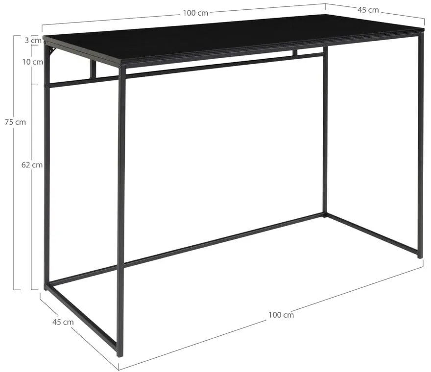 Tavolo da lavoro 100x45 cm Vita - House Nordic