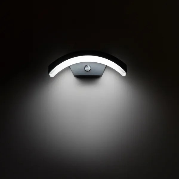 Brilagi - Lampada da parete LED esterna con sensore ARCELO LED/8W/230V IP54